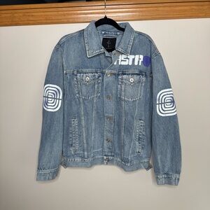 Cactus Jack by Travis Scott Astro world Blue Denim Jacket medium